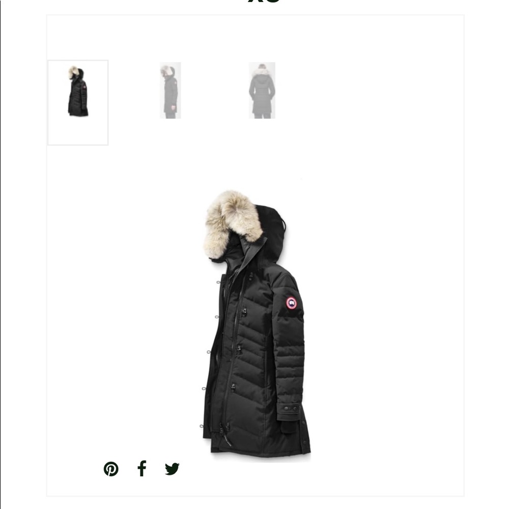 Canada Goose Black Loretta parka black Sz S